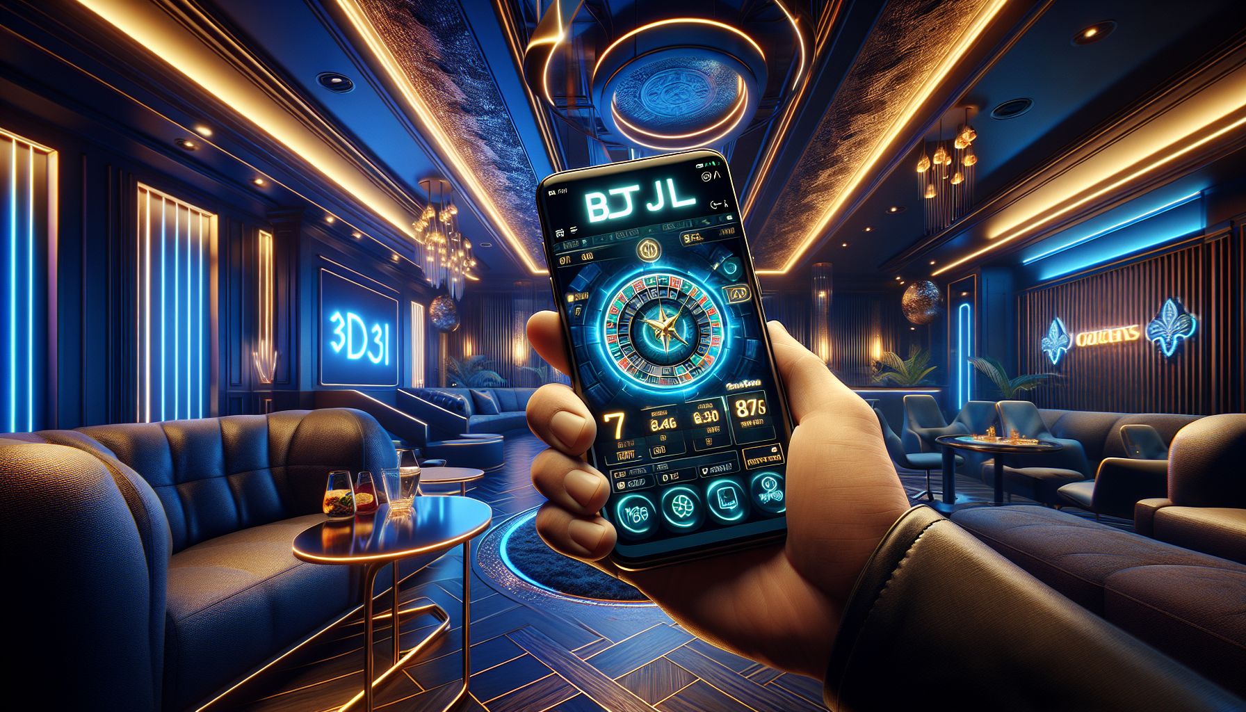 Bangladesh player using a smartphone to access BDTJL gaming features