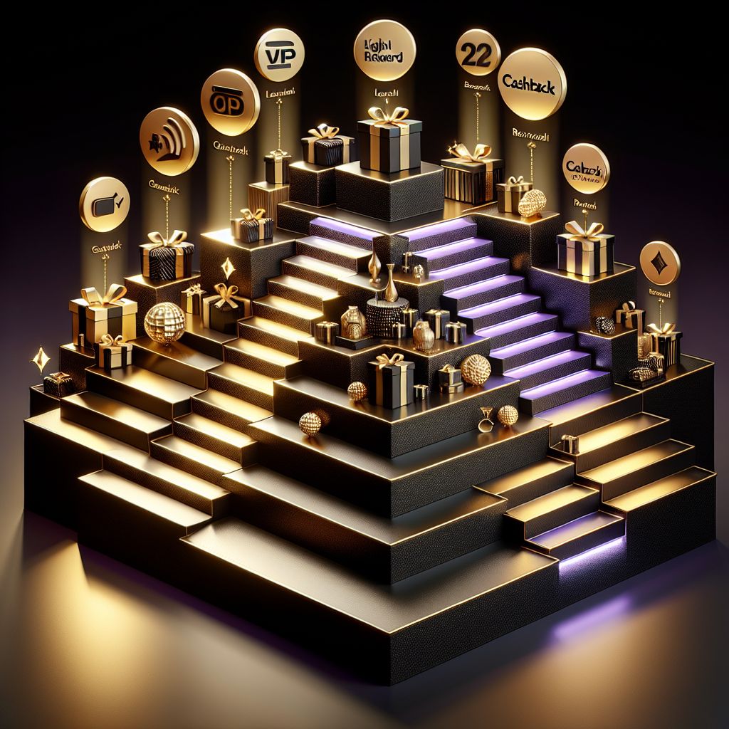 BDTJL VIP rewards concept showing rising tiers, cashback growth, faster service and exclusive player benefits