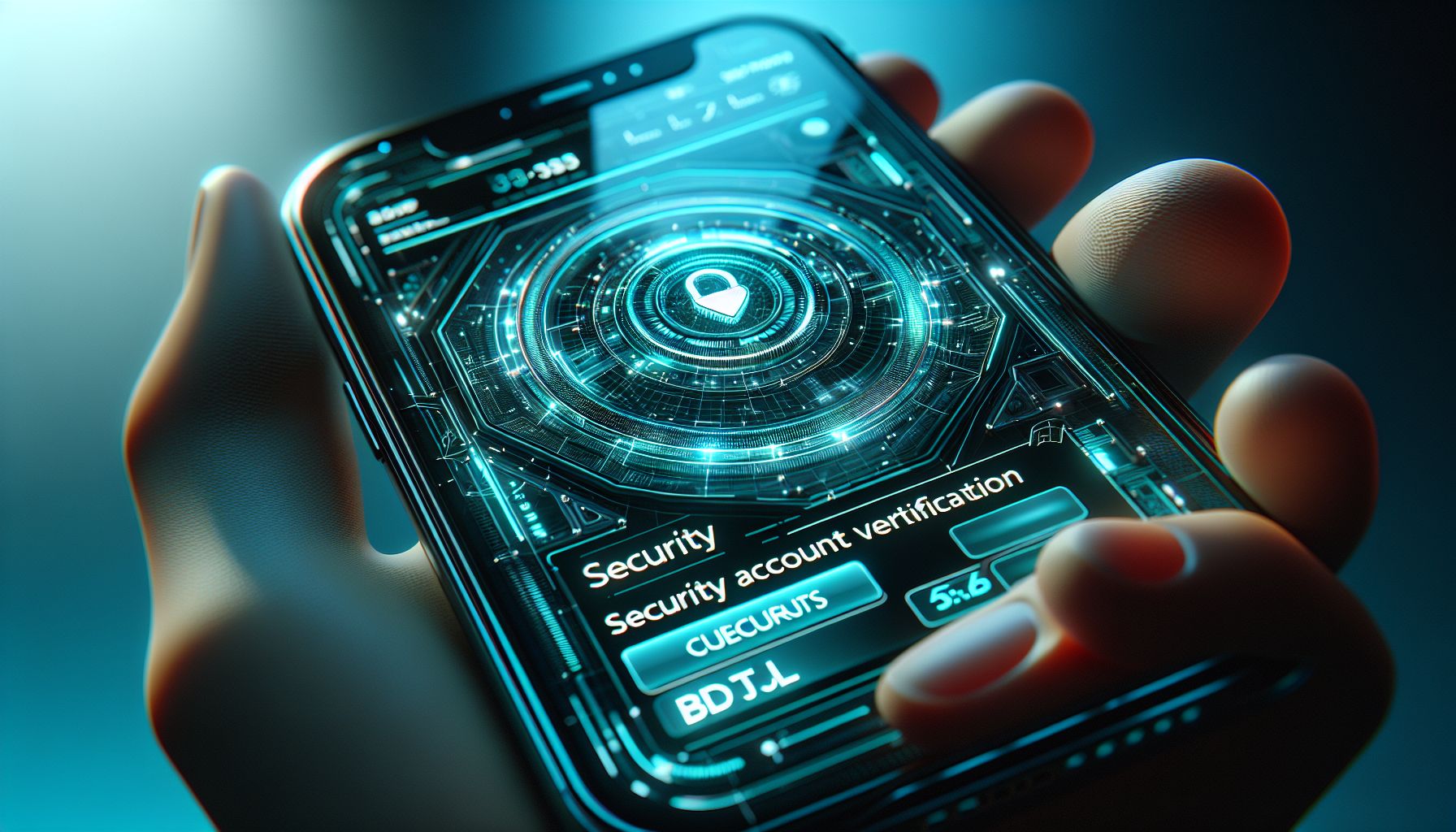 User accessing the BDTJL mobile login screen with a secure verification process