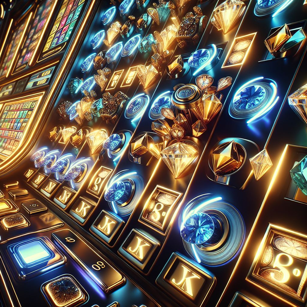 Detailed view of a vibrant slot interface with glowing symbols and smooth reel animations on BDTJL